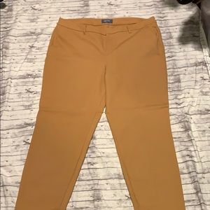 Old Navy Harper mid rise pants, sz 16, camel color